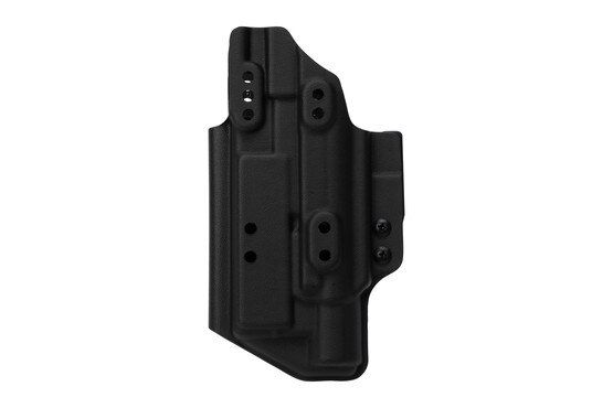 LAS Concealment Saya 2.0 is a right hand light bearing holster for GLOCK 17/19 with X300U lights.